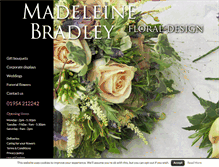 Tablet Screenshot of madeleinebradley.com